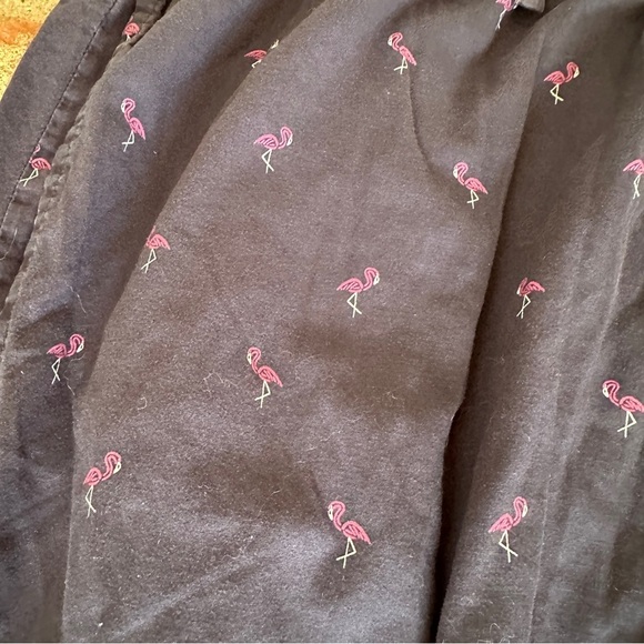 Goodfellow & Co Large Blue and Pink Flamingo Pajama PJ Bottoms Elastic Waistband - Picture 3 of 13